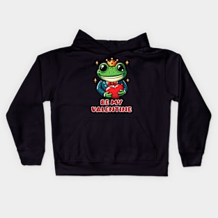 Frog Prince 78 Kids Hoodie